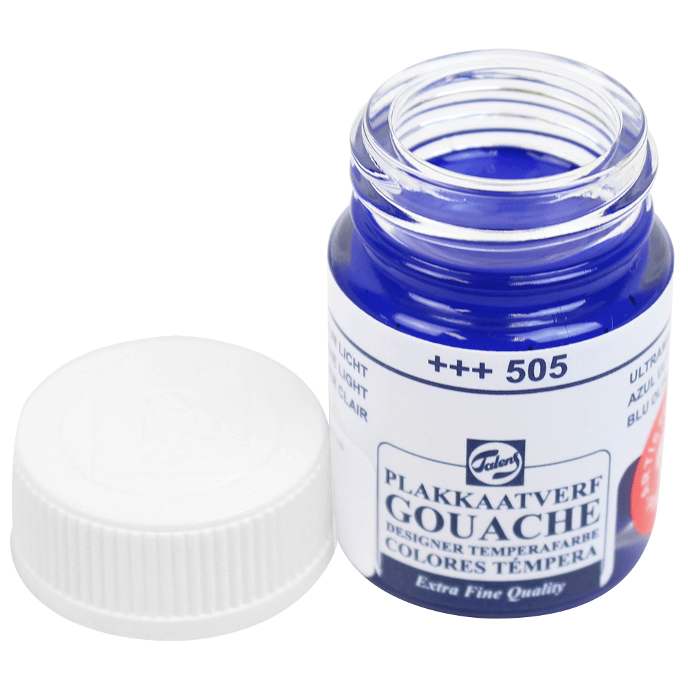 Tinta Guache Para Caligrafia Talens 16ml 505 Ultramarine Light